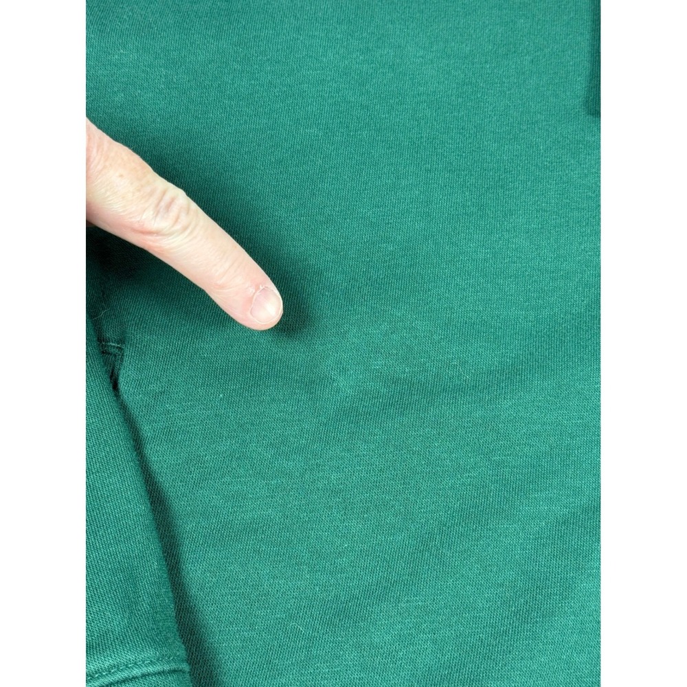 Under Armour Womens Rival Terry Full Zip Hoodie Green Size Medium Logo Athletic - Picture 9 of 11